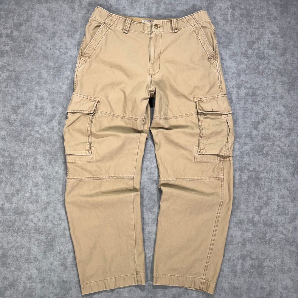 Vintage Old Navy Surplus Cargo Pants Men 34x34 Y2K Khaki Military Utility Cotton